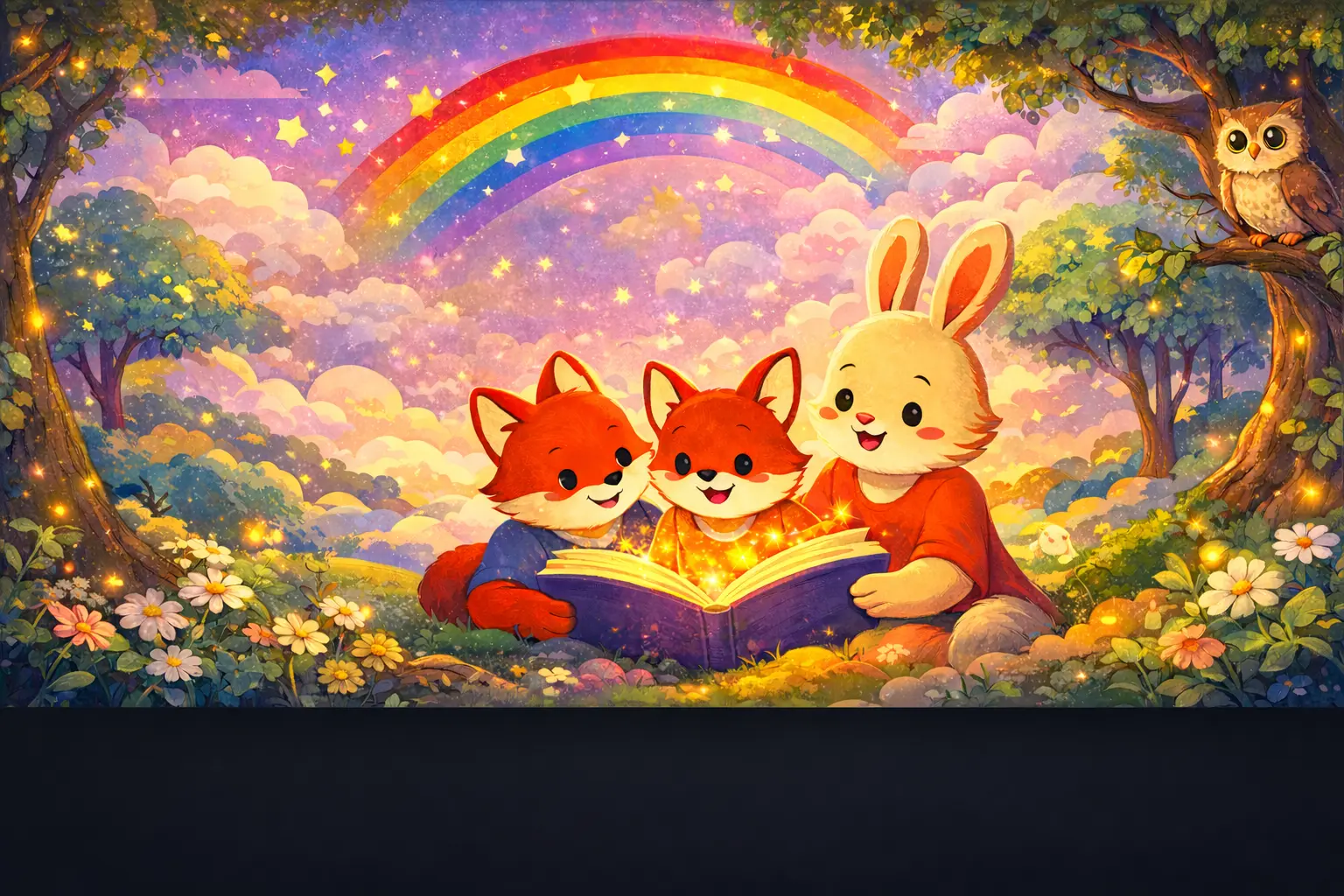 Kids reading together in KidVerse